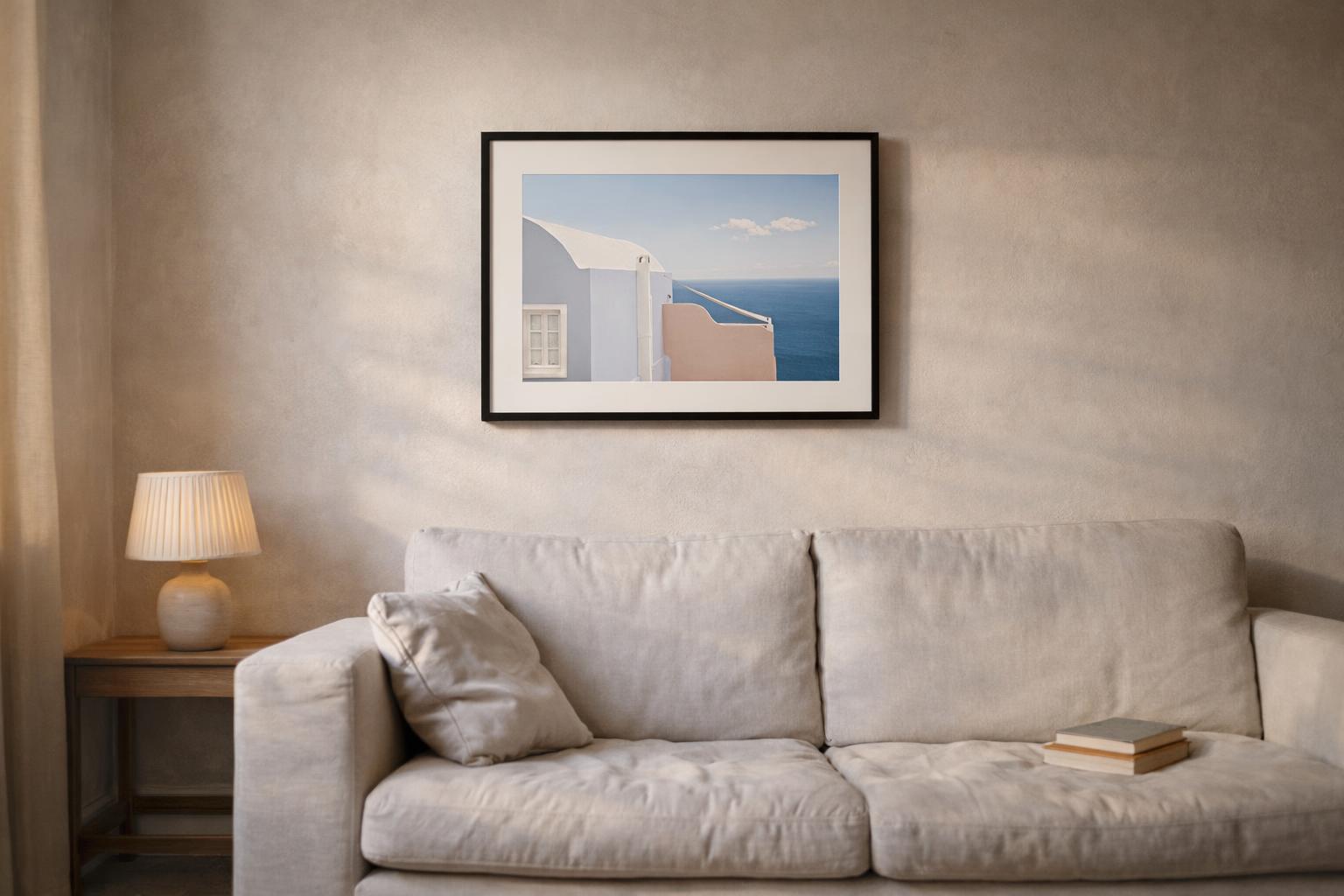 Coastal House Ocean View hanging in a room