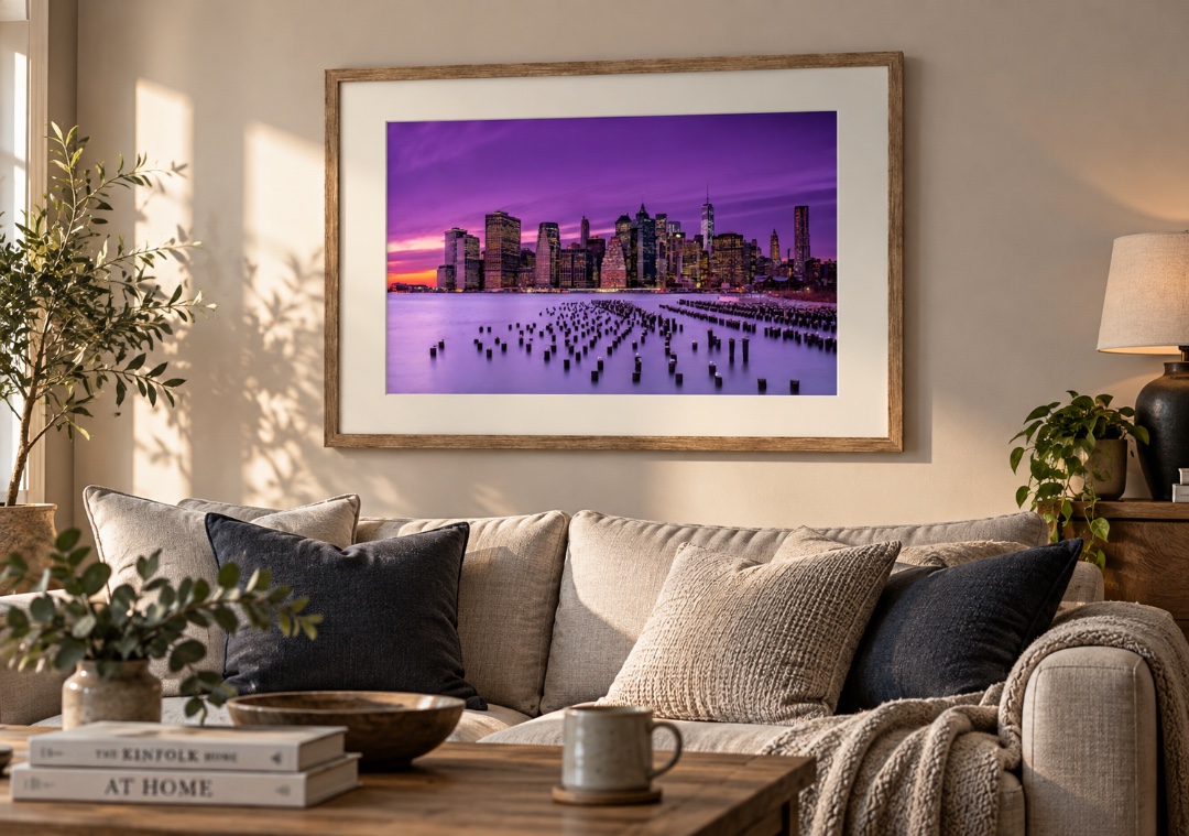Purple New York Twilight by J. G Damlow